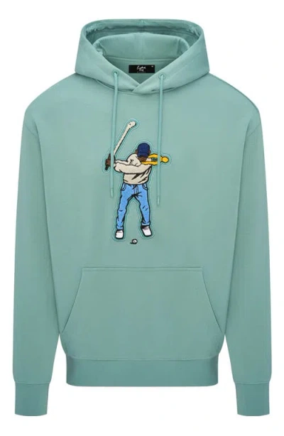 Eastside Golf Core Fleece Hoodie In Green