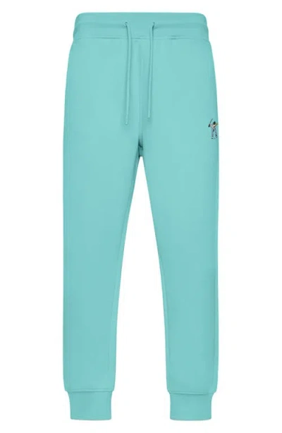 Eastside Golf Core Fleece Joggers In Aqua Sky
