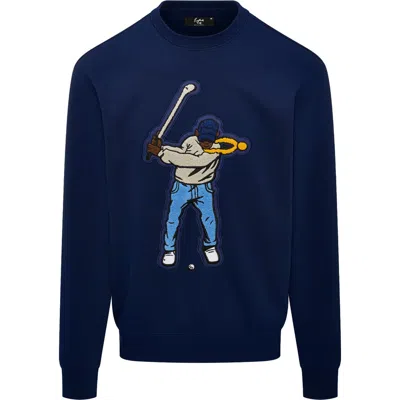 Eastside Golf Core Fleece Sweatshirt In Blue