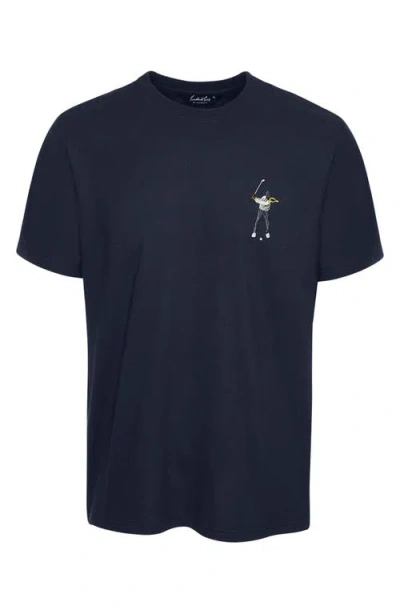 Eastside Golf Core Logo Embroidered T-shirt In Blue