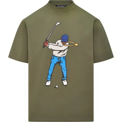 Eastside Golf Double Sided Swingman Graphic T-shirt In Green