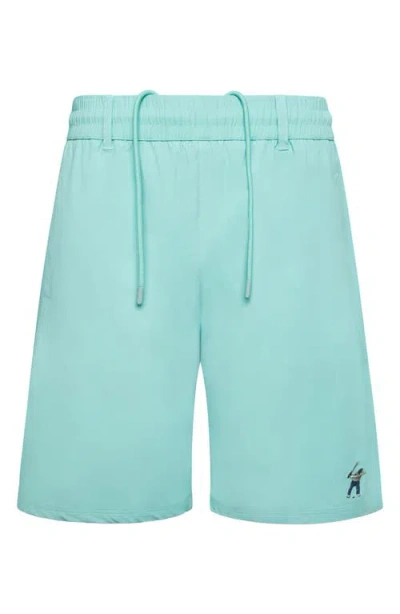 Eastside Golf Drawstring Waist Golf Shorts In Aqua Sky
