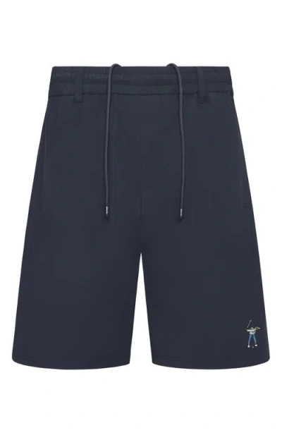 Eastside Golf Drawstring Waist Golf Shorts In Midnight Navy