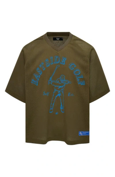 Eastside Golf Field Jersey In Brown