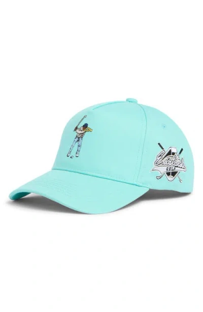 Eastside Golf Five Panel Monochrome Golf Hat In Aqua Sky