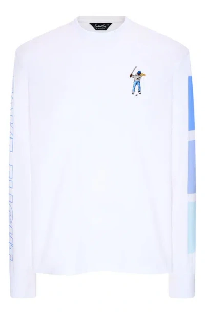Eastside Golf Flight Club Long Sleeve Graphic T-shirt In White