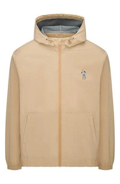 Eastside Golf Flyweight Waterproof Rain Jacket In Neutral