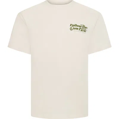 Eastside Golf Follow Your Own Path T Shirt In Jet Stream