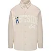 Eastside Golf Graphic Button-up Shirt In Neutral