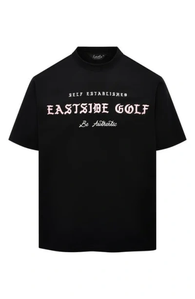 Eastside Golf Headline Graphic T-shirt In Black