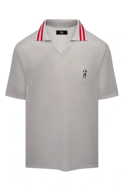 Eastside Golf Johnny Collar Polo In Gray