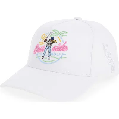 Eastside Golf Paradise Rope Golf Hat In White