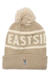 Eastside Golf Pom Pom Beanie In Brown