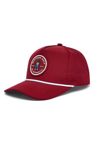 Eastside Golf Pro Series Snapback Hat In Burgundy