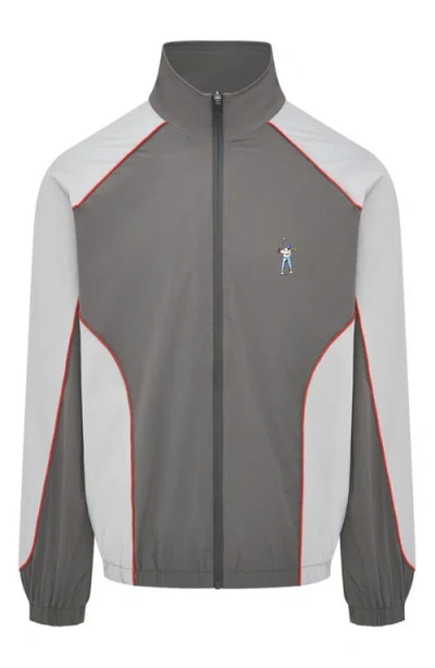Eastside Golf Range Colorblock Jacket In Gray