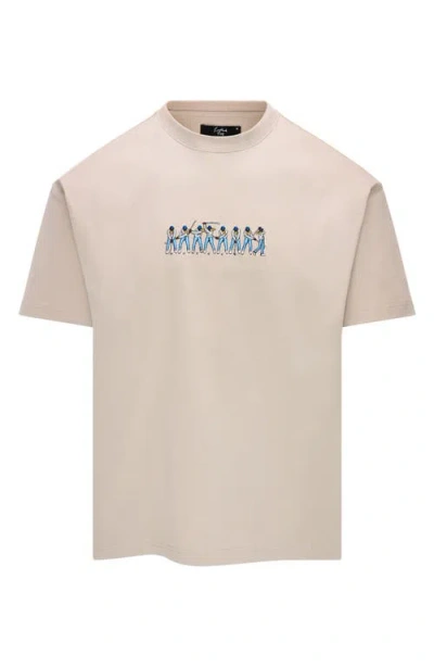 Eastside Golf Sequence Embroidered T-shirt In Neutral