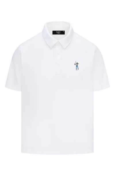 Eastside Golf Signature Performance Golf Polo In White