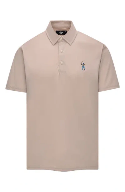 Eastside Golf Snap Placket Performance Golf Polo In Animal Print