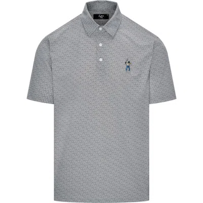 Eastside Golf Snap Placket Performance Golf Polo In Animal Print