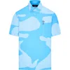 Eastside Golf Snap Placket Performance Golf Polo In Blue