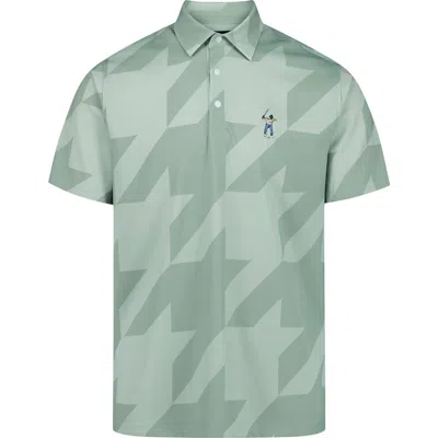 Eastside Golf Snap Placket Performance Golf Polo In Green