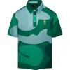 Eastside Golf Snap Placket Performance Golf Polo In Multi