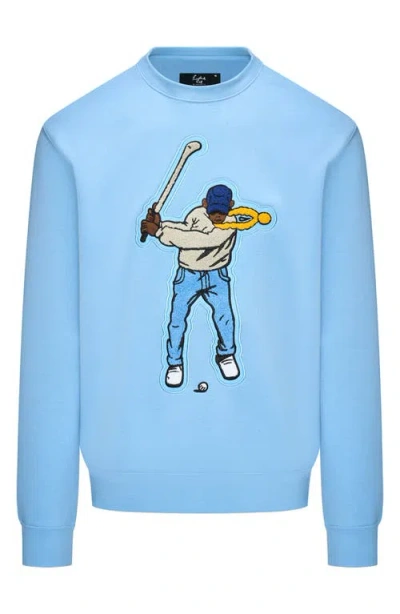 Eastside Golf Swingman Appliqué Sweatshirt In Blue