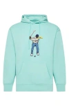 Eastside Golf Swingman Core Fleece Hoodie In Blue