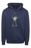 Eastside Golf Swingman Core Fleece Hoodie In Midnight Navy