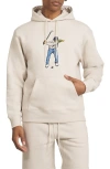 Eastside Golf Swingman Core Fleece Hoodie In Pumice