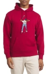 Eastside Golf Swingman Core Fleece Hoodie In Red
