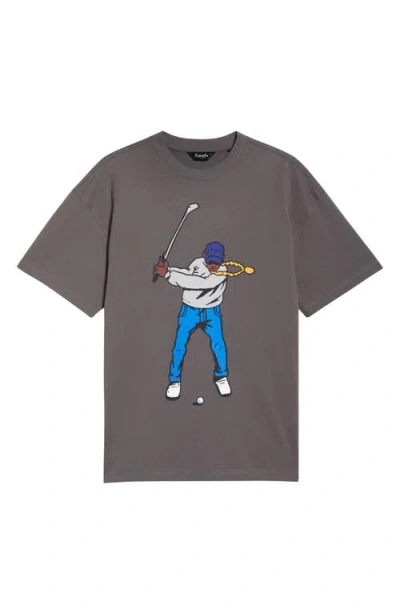 Eastside Golf Swingman Double Sided Graphic T-shirt In Gray