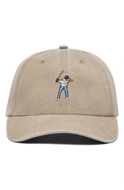 Eastside Golf Swingman Stonewash Adjustable Dad Cap In Neutral