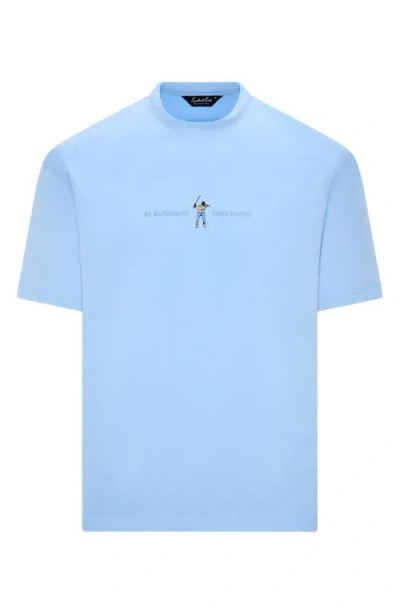 Eastside Golf Take Flight Cotton Graphic T-shirt In Blue