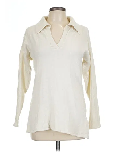 Pre-owned Easy Clothes Pullover Sweater In White