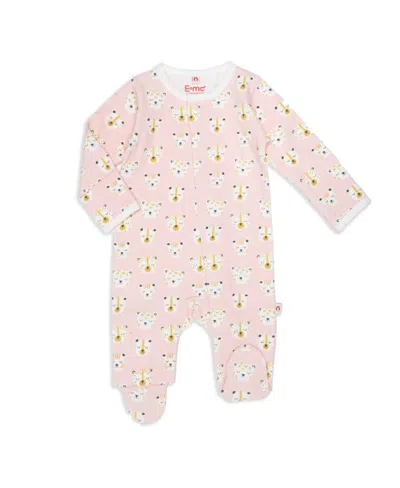 Easy Magnetic Close Baby Unisex Long Sleeve Footie In Cats Fancy