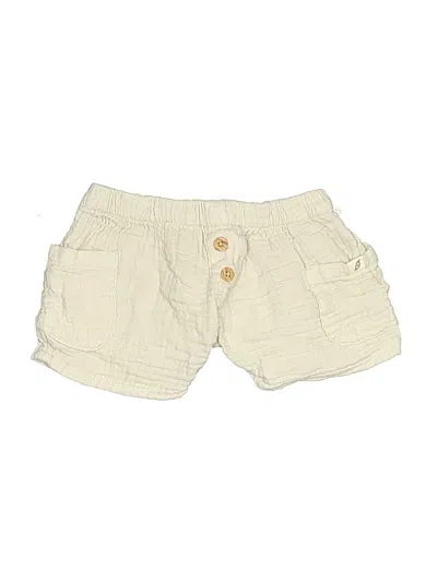 Pre-owned Easy Peasy Babies' Khaki Shorts In Ivory