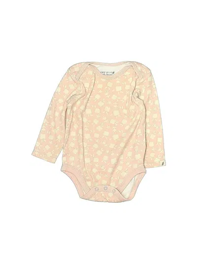 Pre-owned Easy Peasy Babies' Long Sleeve Onesie In Gold