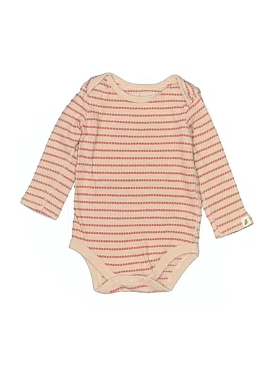 Pre-owned Easy Peasy Babies' Long Sleeve Onesie In Orange