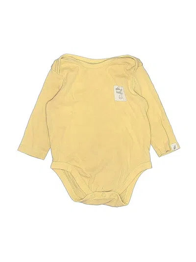 Pre-owned Easy Peasy Babies' Long Sleeve Onesie In Yellow