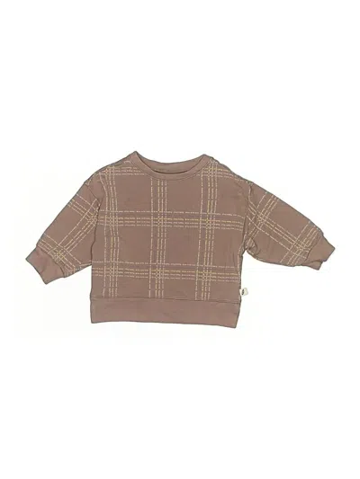 Pre-owned Easy Peasy Babies' Long Sleeve Top Brown Tops