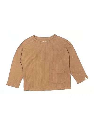 Pre-owned Easy Peasy Kids' Pullover Sweater In Tan