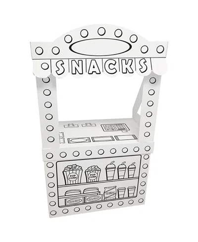 Easy Playhouse Movie Theater Snack Stand Cardboard Cinema, Ages 3+ In Multi