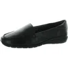 Easy Spirit Abide 8 Womens Leather Slip On Moccasins In Black