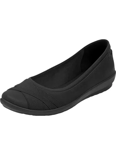 Easy Spirit Acasia 3 Womens Solid Slip On Ballet Flats In Black
