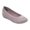 Easy Spirit Acasia 3 Womens Solid Slip On Ballet Flats In Purple