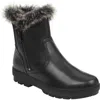 Easy Spirit Adabelle Womens Water Resistant Cold Weather Winter Boots In Black