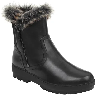 Easy Spirit Adabelle Womens Water Resistant Cold Weather Winter Boots In Black