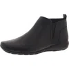 Easy Spirit Aerial Womens Leather Low Heel Ankle Boots In Blue