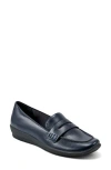Easy Spirit Women's Aerilyn Casual Slip-on Penny Loafers In Blue